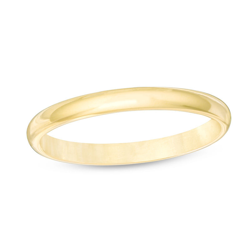 Previously Owned - Ladies' 2.0mm Comfort-Fit Wedding Band in 14K Gold