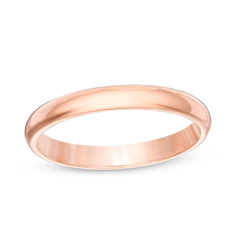 Previously Owned - Ladies' 2.0mm Wedding Band in 10K Rose Gold