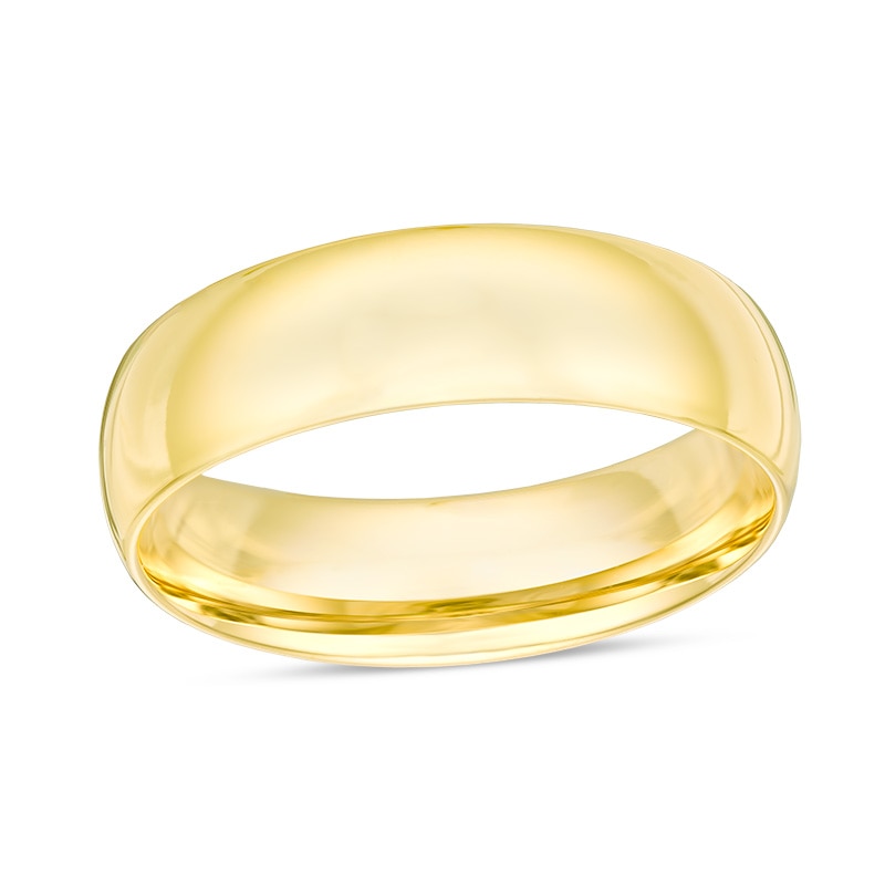 Previously Owned - Men's 6.0mm Comfort-Fit Wedding Band in 14K Gold