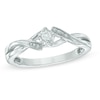 Thumbnail Image 0 of Previously Owned - Cherished Promise Collection™ Diamond Accent Twist Bypass Ring in Sterling Silver