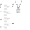Thumbnail Image 1 of Previously Owned - 1/4 CT. T.W. Diamond Solitaire Pendant and Earrings Set in 10K White Gold