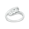 Thumbnail Image 2 of Previously Owned - 1/4 CT. T.W. Diamond Past Present Future® Bypass Engagement Ring in 10K White Gold