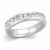 Thumbnail Image 0 of Previously Owned - 1/4 CT. T.W.  Princess-Cut Diamond Wedding Band in 14K White Gold (I/SI2)