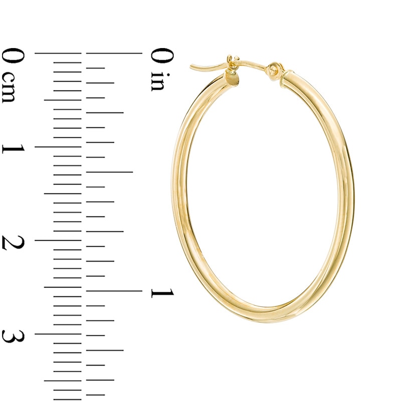 Previously Owned - 30mm Hoop Earrings in 14K Gold