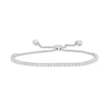Thumbnail Image 0 of Previously Owned - 1 CT. T.W. Diamond Tennis Bolo Bracelet in 10K White Gold - 9.5"