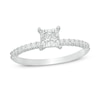 Thumbnail Image 0 of Previously Owned - 1/3 CT. T.W. Princess-Cut Diamond Engagement Ring in 14K White Gold