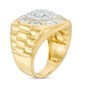 Thumbnail Image 2 of Previously Owned - Men's 2 CT. T.W. Composite Diamond Frame Stepped-Shank Ring in 10K Gold