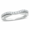 Thumbnail Image 0 of Previously Owned - 1/3 CT. T.W. Diamond Twist Contour Band in 14K White Gold