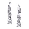 Thumbnail Image 0 of Previously Owned - 1/4 CT. T.W. Diamond Drop Earrings in 10K White Gold