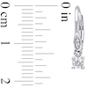 Thumbnail Image 1 of Previously Owned - 1/4 CT. T.W. Diamond Drop Earrings in 10K White Gold