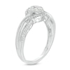 Thumbnail Image 1 of Previously Owned - 1/3 CT. T.W. Composite Diamond Bypass Promise Ring in 10K White Gold