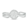Thumbnail Image 2 of Previously Owned - 1/3 CT. T.W. Composite Diamond Bypass Promise Ring in 10K White Gold