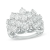 Thumbnail Image 1 of Previously Owned - 3 CT. T.W. Diamond Cluster Ring in 10K White Gold