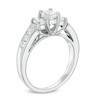 Thumbnail Image 1 of Previously Owned - 1-1/2 CT. T.W. Radiant-Cut Diamond Three-Stone Engagement Ring in 14K White Gold