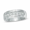 Thumbnail Image 0 of Previously Owned - Men's 3/4 CT. T.W. Diamond Seven Stone Step Edge Anniversary Band in 10K White Gold
