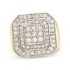 Thumbnail Image 1 of Previously Owned - Men's 2 CT. T.W. Composite Diamond Double Octagonal Frame Ring in 10K Gold