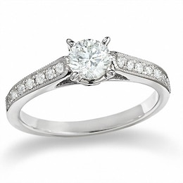 Previously Owned - 3/4 CT. T.W. Diamond Solitaire Engagement Ring in 14K White Gold