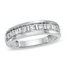 Thumbnail Image 1 of Previously Owned - Men's 1/3 CT. T.W. Diamond Wedding Band in 10K White Gold