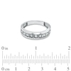 Thumbnail Image 3 of Previously Owned - Men's 1/3 CT. T.W. Diamond Wedding Band in 10K White Gold