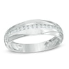 Thumbnail Image 0 of Previously Owned - Men's 1/3 CT. T.W. Diamond Wedding Band in 10K White Gold