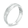 Thumbnail Image 1 of Previously Owned - Men's 1/3 CT. T.W. Diamond Wedding Band in 10K White Gold