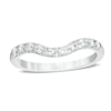 Thumbnail Image 1 of Previously Owned - Love's Destiny by Peoples 1/3 CT. T.W. Diamond Contour Wedding Band in 14K White Gold (I/SI2)