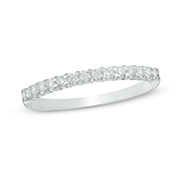 Previously Owned - 1/4 CT. T.W. Diamond Anniversary Band in 14K White Gold