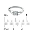Thumbnail Image 2 of Previously Owned - Cherished Promise Collection™ 1/5 CT. T.W. Quad Princess-Cut Diamond Promise Ring in 10K White Gold
