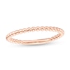 Thumbnail Image 1 of Previously Owned - Beaded Shank Anniversary Band in 10K Rose Gold