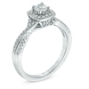 Thumbnail Image 2 of Previously Owned - Celebration Fire™ 1/2 CT. T.W. Diamond Vintage-Style Twist Engagement Ring in 14K White Gold