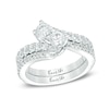 Thumbnail Image 2 of Previously Owned - Ever Us® 1/4 CT. T.W. Diamond Contour Band in 14K White Gold