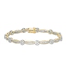 Thumbnail Image 0 of Previously Owned - 3 CT. T.W. Composite Diamond Link Bracelet in 10K Gold - 7.25"