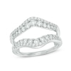 Thumbnail Image 1 of Previously Owned - 1 CT. T.W. Diamond Chevron Solitaire Enhancer in 14K White Gold