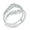 Thumbnail Image 2 of Previously Owned - 1 CT. T.W. Diamond Chevron Solitaire Enhancer in 14K White Gold