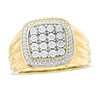 Thumbnail Image 1 of Previously Owned - Men's 1/4 CT. T.W. Composite Diamond Cushion Frame Ring in 10K Gold