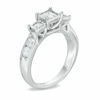 Thumbnail Image 2 of Previously Owned - 1 CT. T.W. Princess-Cut Diamond Past Present Future® Engagement Ring in 10K White Gold