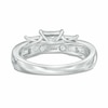 Thumbnail Image 3 of Previously Owned - 1 CT. T.W. Princess-Cut Diamond Past Present Future® Engagement Ring in 10K White Gold