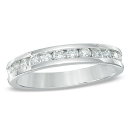 Previously Owned - 1/2 CT. T.W. Diamond Band in 10K White Gold