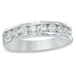 Previously Owned - 1 CT. T.W. Diamond Band in 10K White Gold