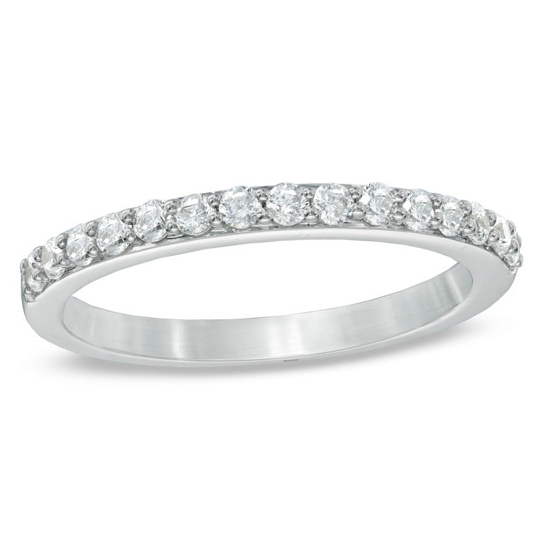 Previously Owned - Celebration Lux® 3/8 CT. T.W. Diamond Anniversary Band in 14K White Gold (I/SI2)