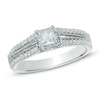 Thumbnail Image 0 of Previously Owned - 1/2 CT. T.W. Princess-Cut Diamond Split Shank Engagement Ring in 10K White Gold