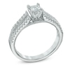 Thumbnail Image 1 of Previously Owned - 1/2 CT. T.W. Princess-Cut Diamond Split Shank Engagement Ring in 10K White Gold