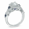 Thumbnail Image 2 of Previously Owned - Vera Wang Love Collection 1-1/8 CT. T.W. Emerald-Cut Diamond Scroll Ring in 14K White Gold