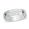 Thumbnail Image 1 of Previously Owned - Vera Wang Love Collection Men's 1/4 CT. T.W. Diamond Wedding Band in 14K White Gold