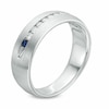 Thumbnail Image 2 of Previously Owned - Vera Wang Love Collection Men's 1/4 CT. T.W. Diamond Wedding Band in 14K White Gold