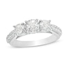 Thumbnail Image 1 of Previously Owned - 1 CT. T.W. Diamond Past Present Future® Engagement Ring in 14K White Gold