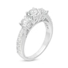 Thumbnail Image 2 of Previously Owned - 1 CT. T.W. Diamond Past Present Future® Engagement Ring in 14K White Gold