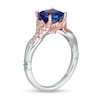Thumbnail Image 2 of Previously Owned - Special Edition Enchanted Disney Ariel 7.0mm Tanzanite and 1/5 CT. T.W. Diamond Engagement Ring