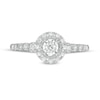 Thumbnail Image 3 of Previously Owned - 1/4 CT. T.W. Diamond Frame Promise Ring in 10K White Gold