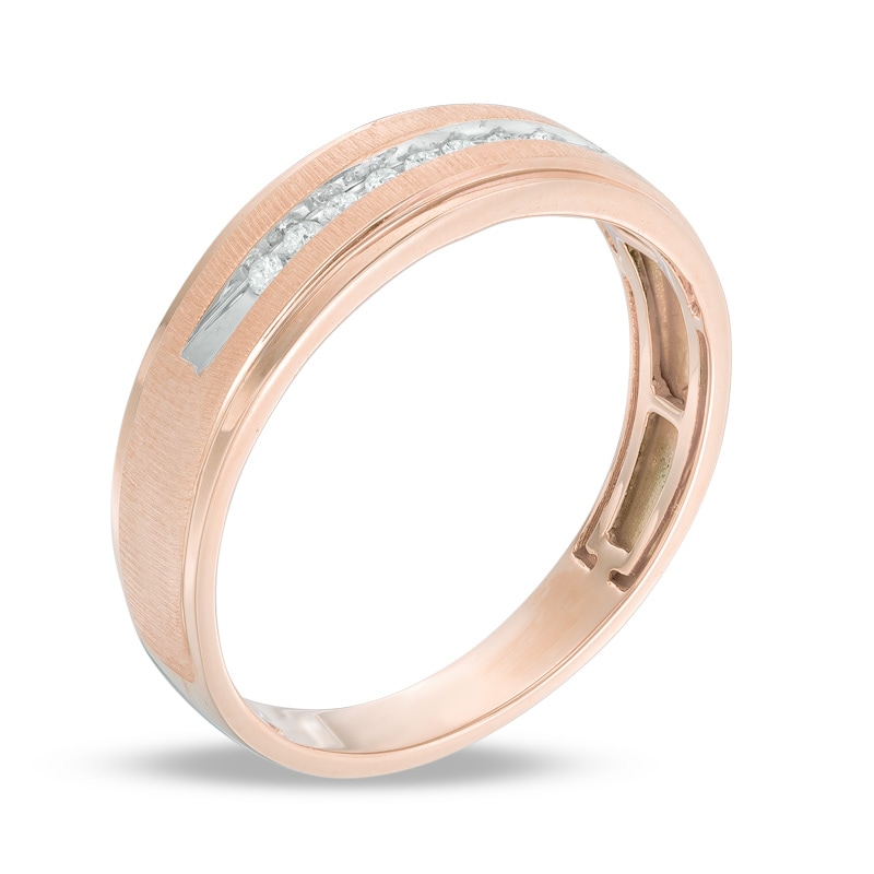 4.0mm Engravable Low Dome Comfort-Fit Wedding Band in 10K Rose Gold (1  Line)